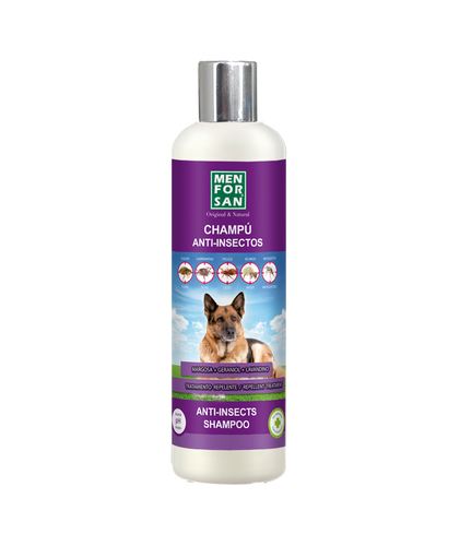 Shampoo Para Mascotas Men For San Anti Insectos 300ml