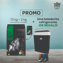Cargar imagen en el visor de la galería, Three Dogs Super Premium Adulto Medium 15+2 Kg Con Heladerita
