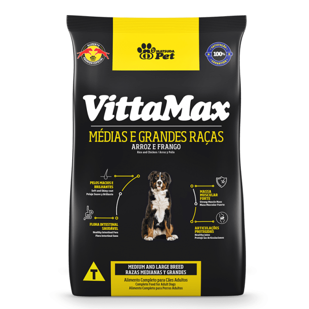 VITTAMAX ADULTO RAZA MEDIANA Y GRANDE 2,3KG